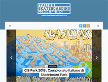 Tablet Screenshot of italianskateboarding.org